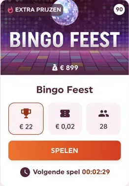 Bingo Feest bij Winnitt Casino